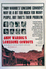 Lonesome Cowboys 1 Sheet (27x41) Original Vintage Movie Poster
