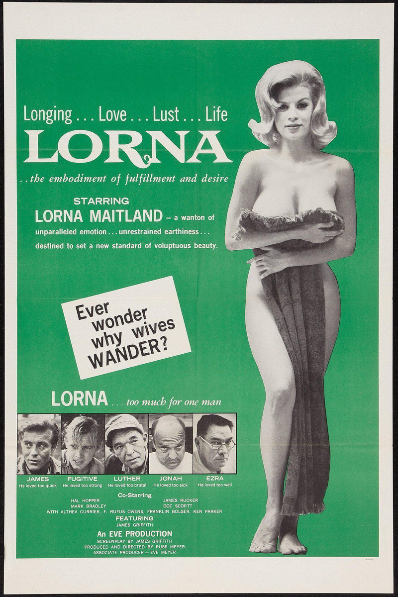 Lorna 1 Sheet (27x41) Original Vintage Movie Poster