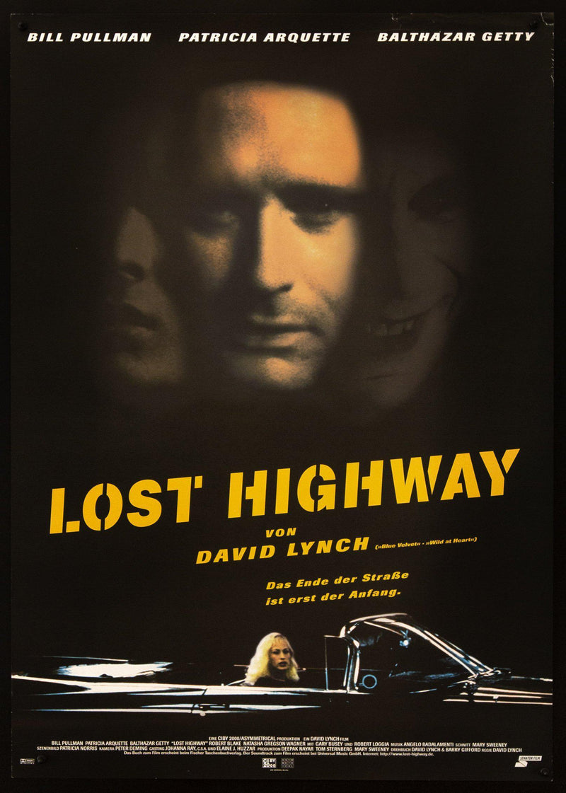 Lost Highway German A1 (23x33) Original Vintage Movie Poster