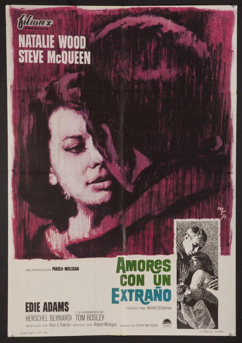 Love With the Proper Stranger 1 Sheet (27x41) Original Vintage Movie Poster