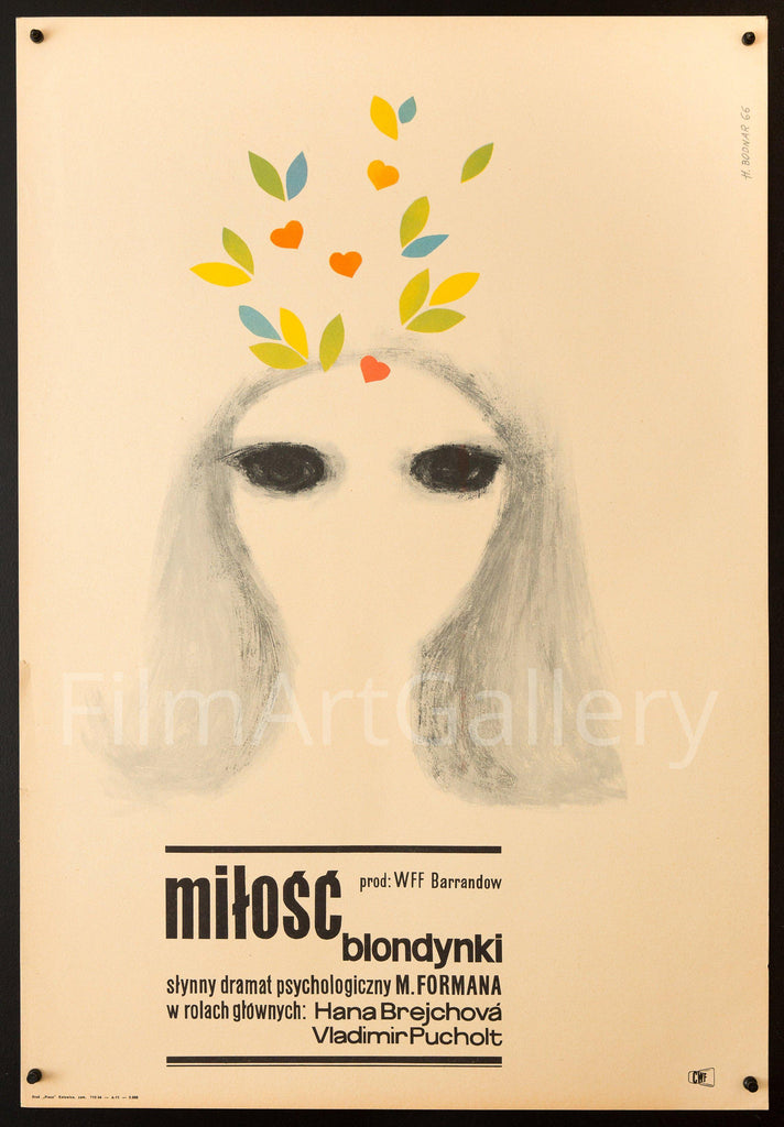 Loves of a Blonde Polish A1 (23x33) Original Vintage Movie Poster