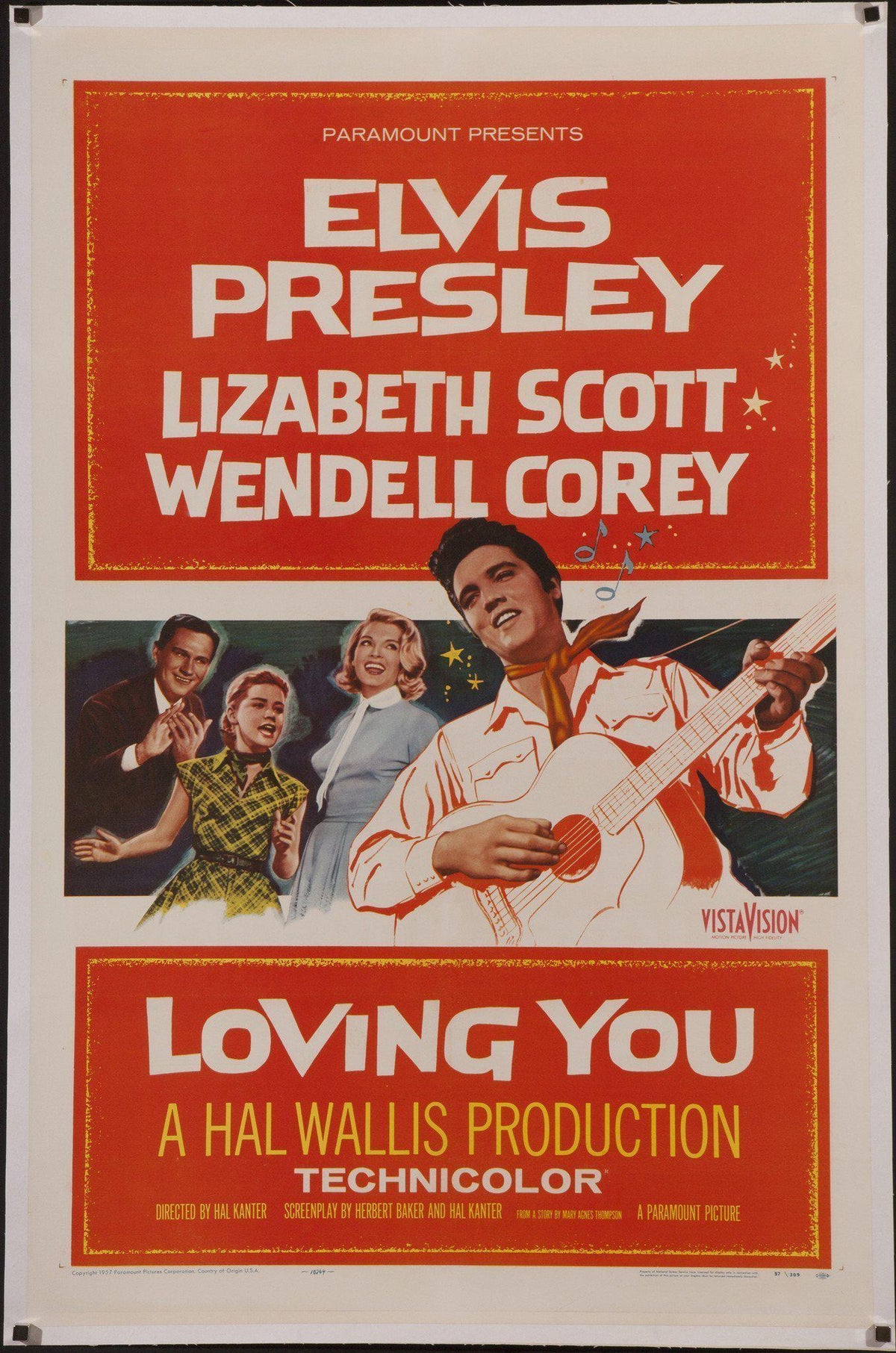 Loving You 1 Sheet (27x41) Original Vintage Movie Poster