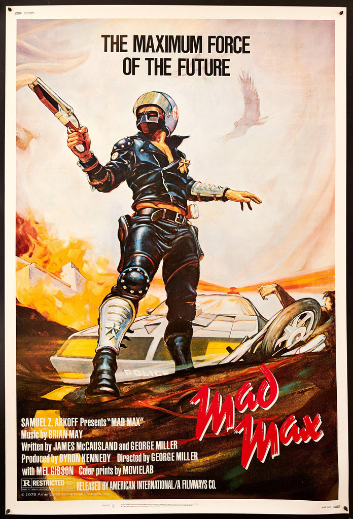 Mad Max 40x60 Original Vintage Movie Poster