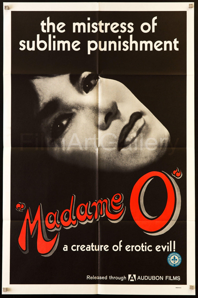 Madame O 1 Sheet (27x41) Original Vintage Movie Poster