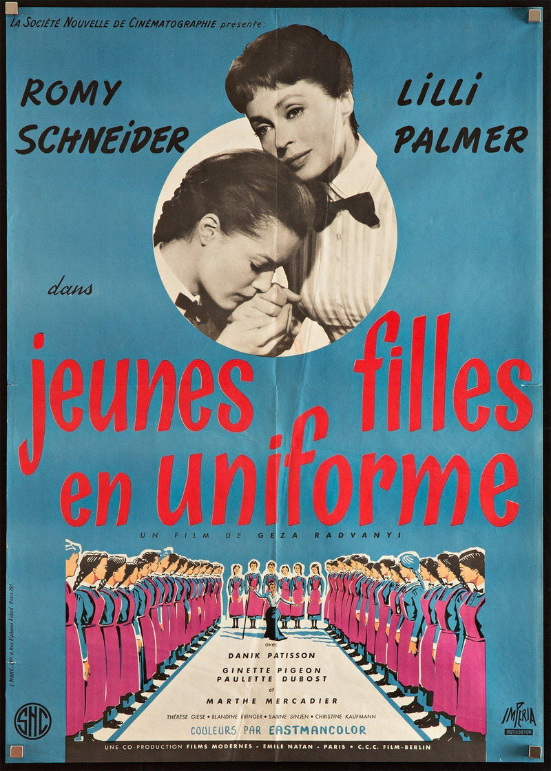 Madchen in Uniform French small (23x32) Original Vintage Movie Poster