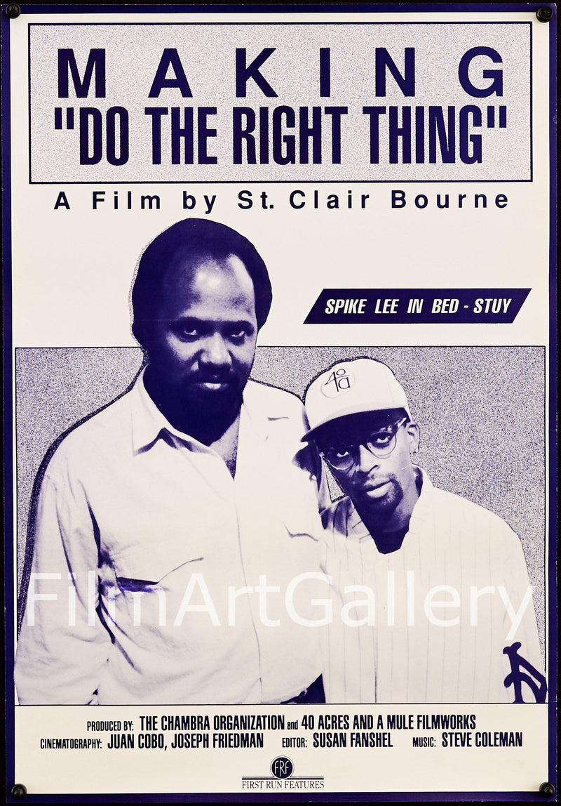 Making Do The Right Thing 14x20 Original Vintage Movie Poster