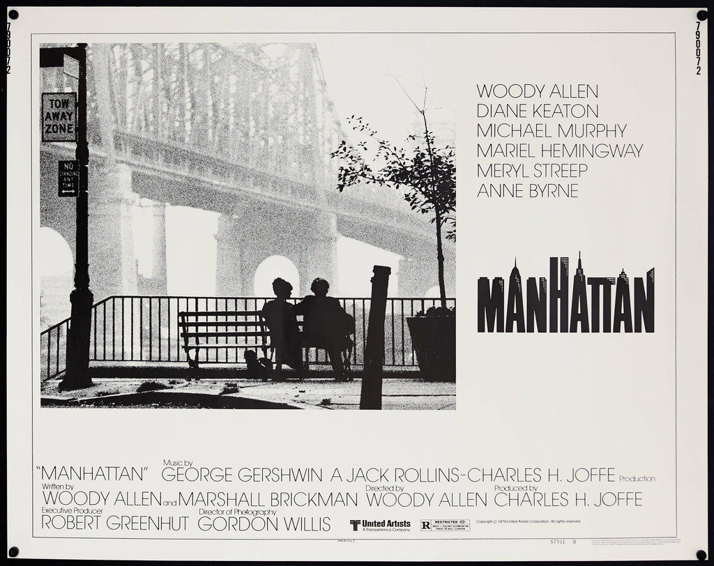 Manhattan Half sheet (22x28) Original Vintage Movie Poster