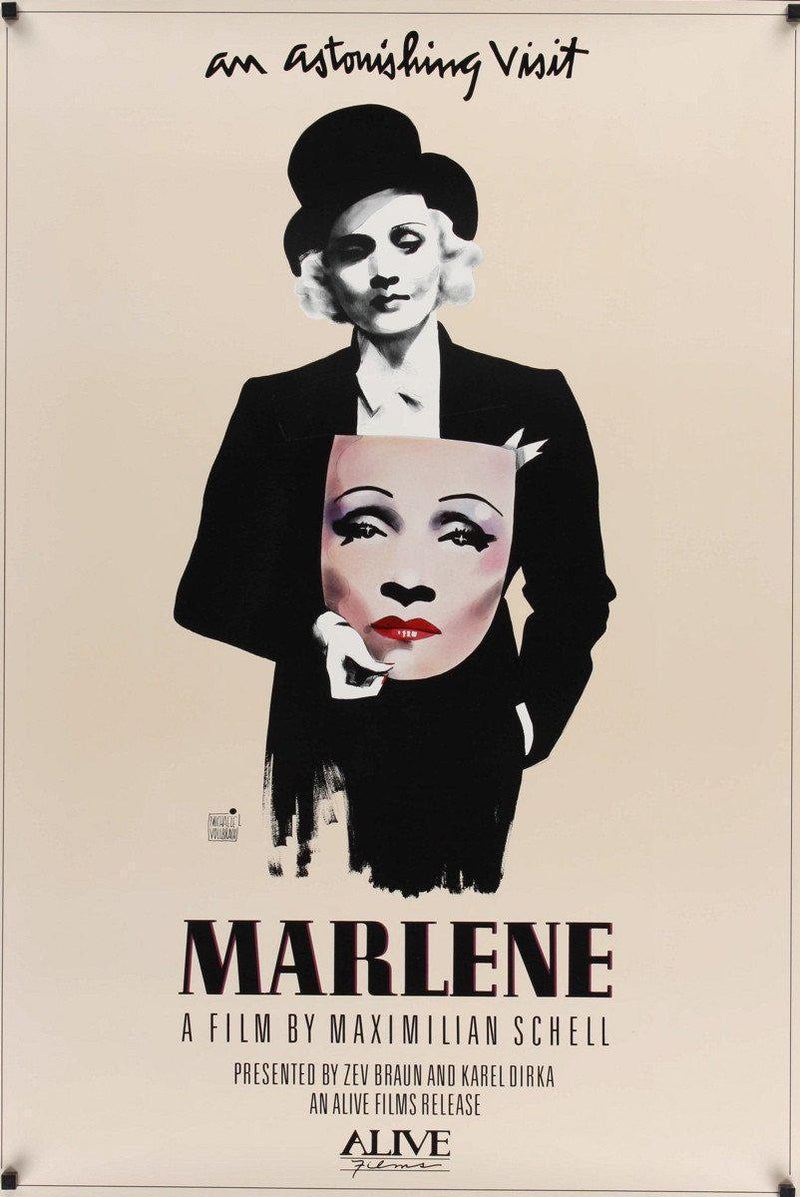 Marlene 1 Sheet (27x41) Original Vintage Movie Poster