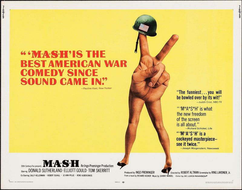 MASH Half sheet (22x28) Original Vintage Movie Poster