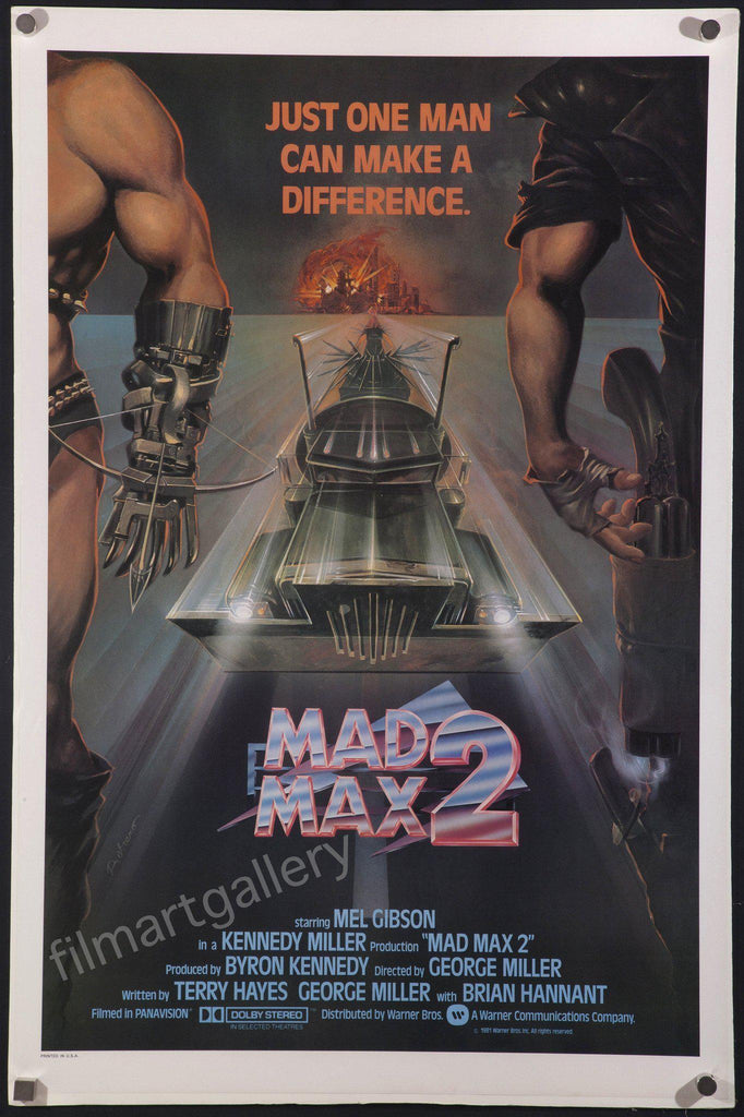 Max Max 2 / The Road Warrior 1 Sheet (27x41) Original Vintage Movie Poster