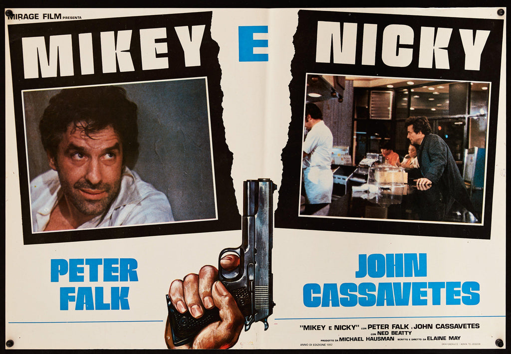Mikey and Nicky Italian Photobusta (18x26) Original Vintage Movie Poster