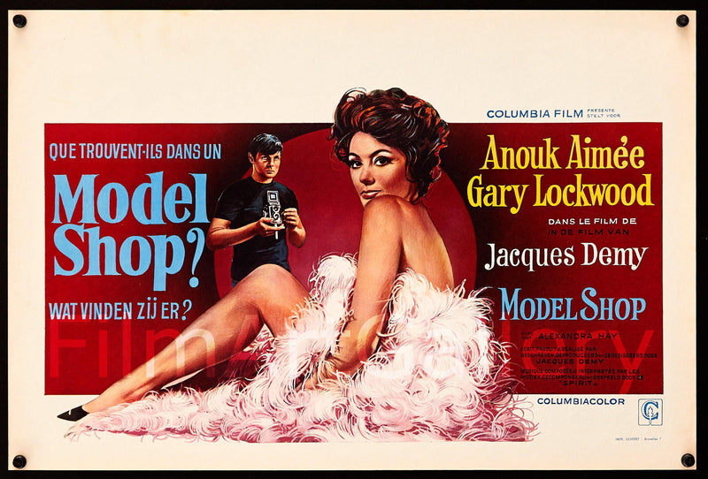Model Shop Belgian (14x22) Original Vintage Movie Poster