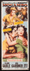 Mogambo Insert (14x36) Original Vintage Movie Poster