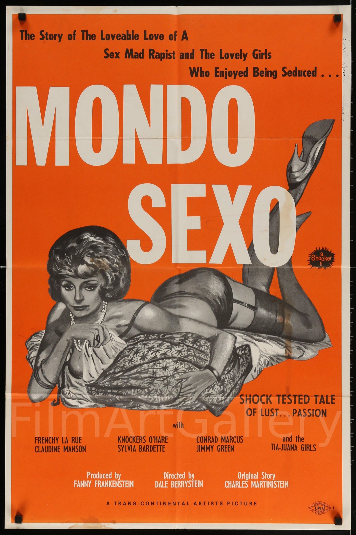 Mondo Sexo 1 Sheet (27x41) Original Vintage Movie Poster