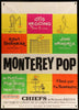 Monterey Pop French 1 panel (47x63) Original Vintage Movie Poster