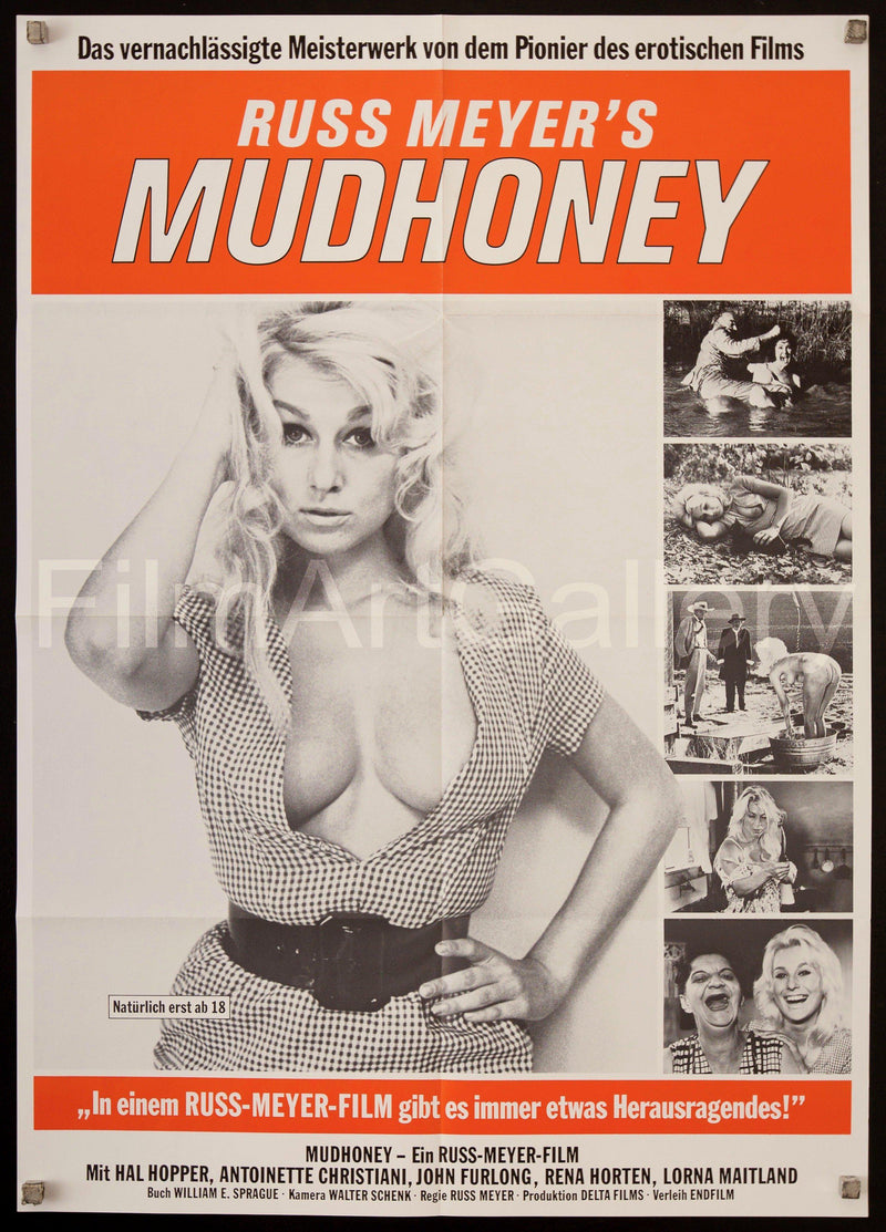 Mudhoney German A1 (23x33) Original Vintage Movie Poster