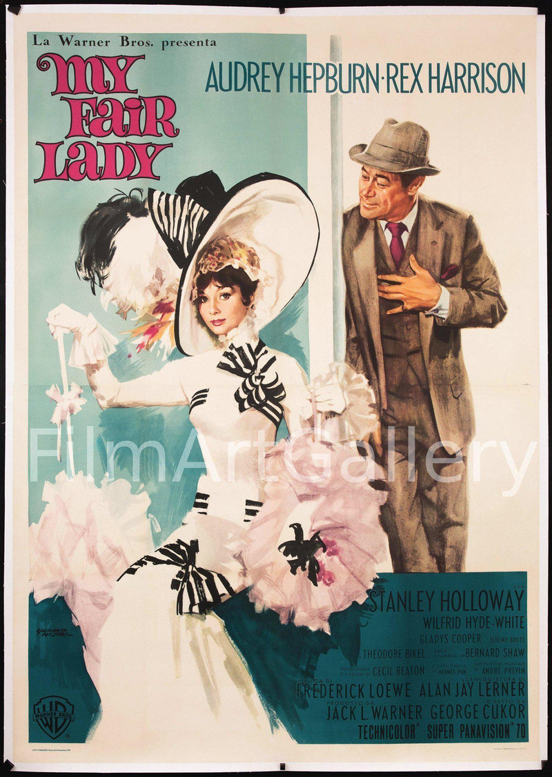 My Fair Lady Italian 4 Foglio (55x78) Original Vintage Movie Poster