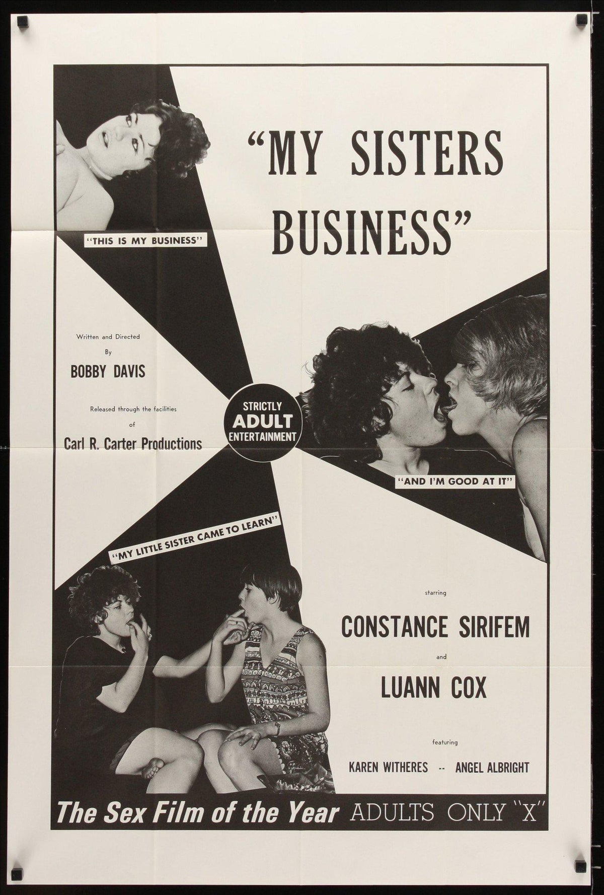 My Sister&#39;s Business 1 Sheet (27x41) Original Vintage Movie Poster
