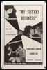 My Sister's Business 1 Sheet (27x41) Original Vintage Movie Poster
