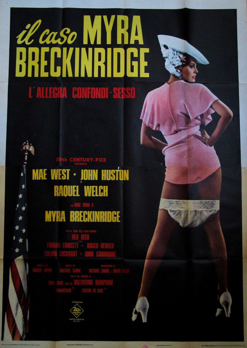 Myra Breckinridge Italian 4 foglio (55x78) Original Vintage Movie Poster