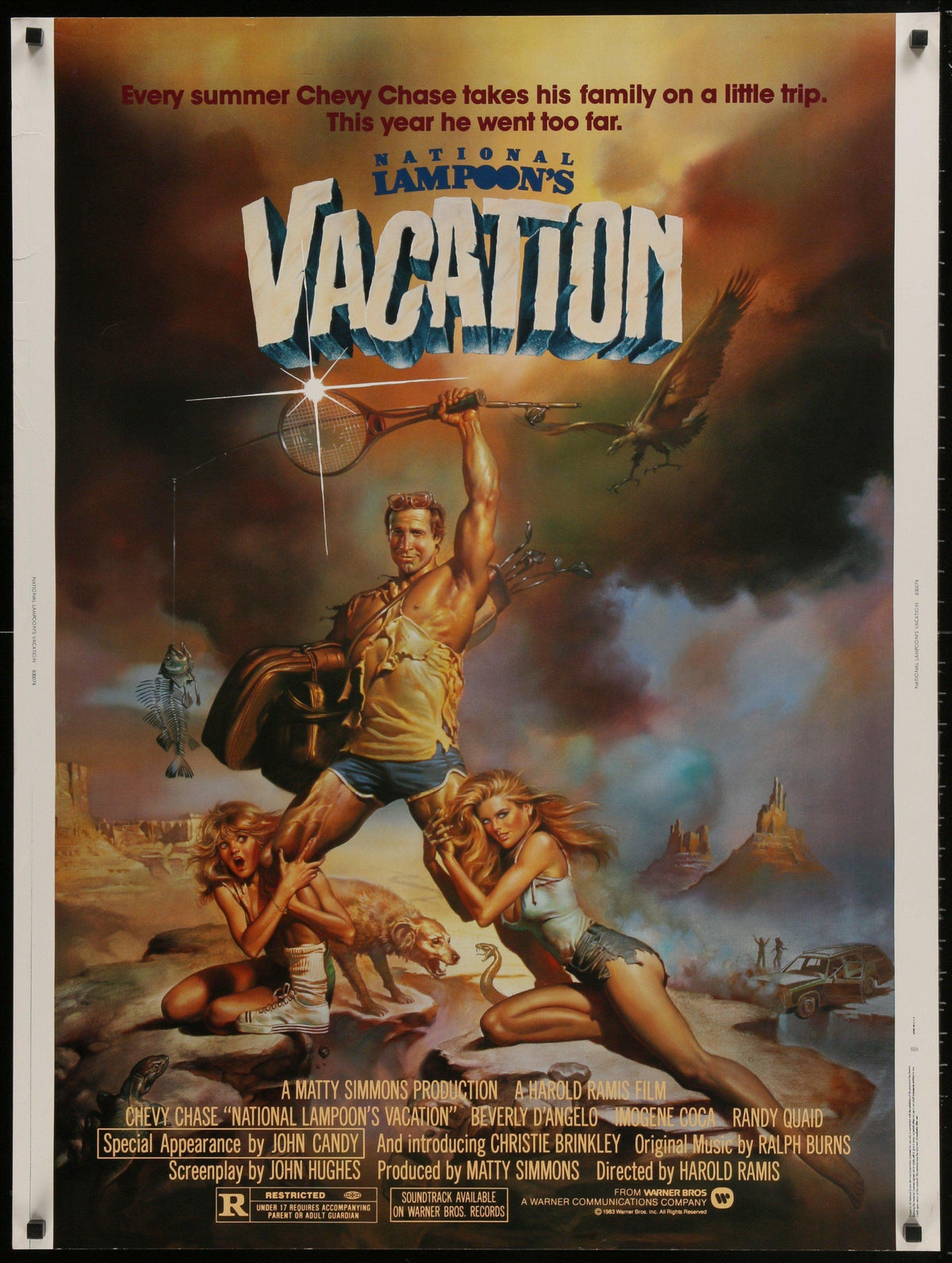 National Lampoon&#39;s Vacation 30x40 Original Vintage Movie Poster