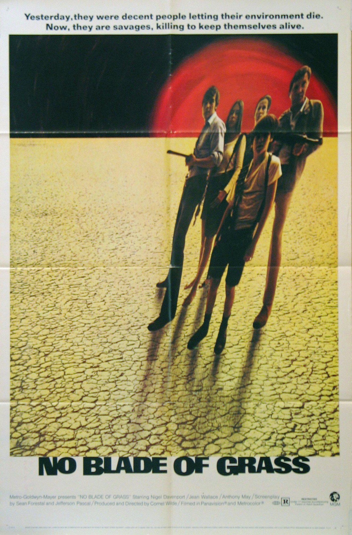 No Blade of Grass 1 Sheet (27x41) Original Vintage Movie Poster