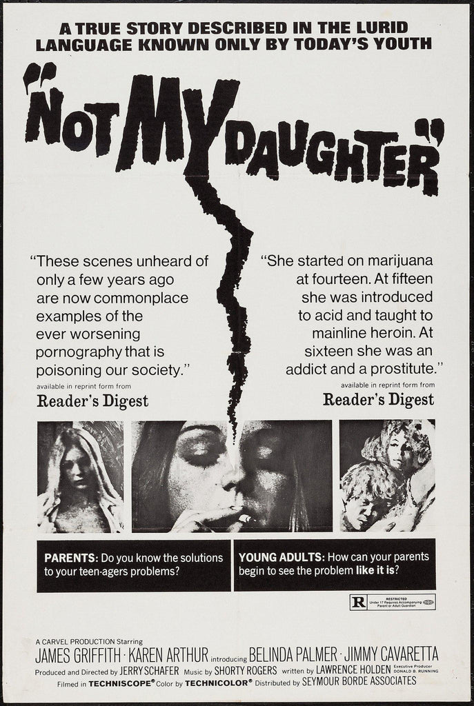 Not My Daughter 1 Sheet (27x41) Original Vintage Movie Poster