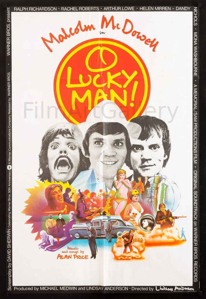 O Lucky Man 1 Sheet (27x41) Original Vintage Movie Poster