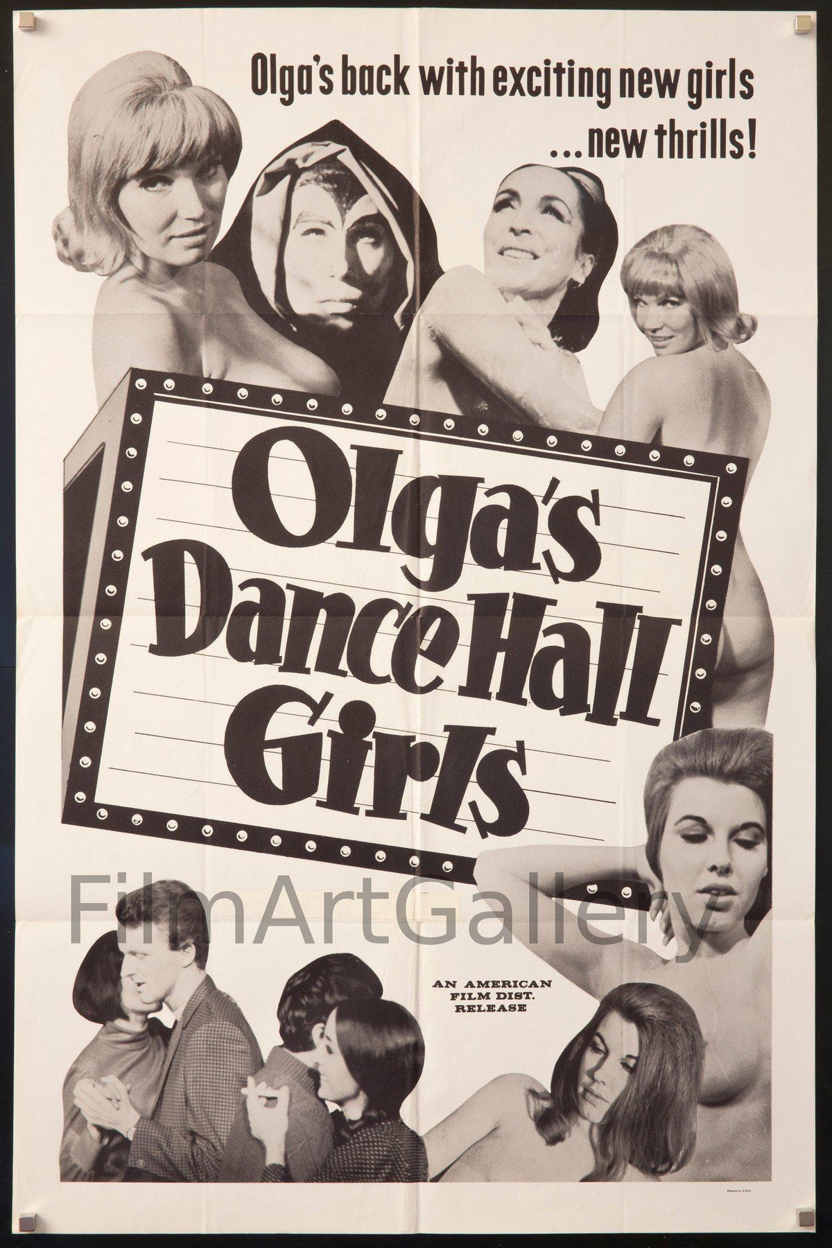 Olga&#39;s Dance Hall Girls 1 Sheet (27x41) Original Vintage Movie Poster