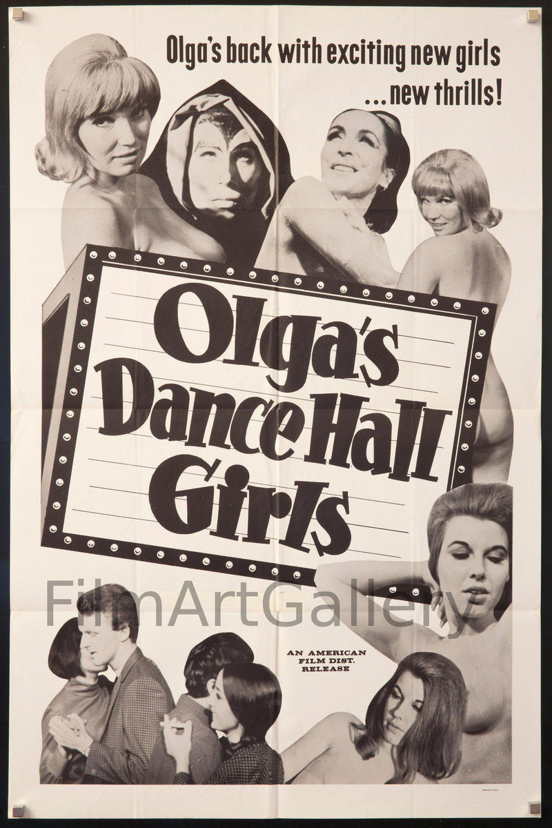 Olga's Dance Hall Girls 1 Sheet (27x41) Original Vintage Movie Poster