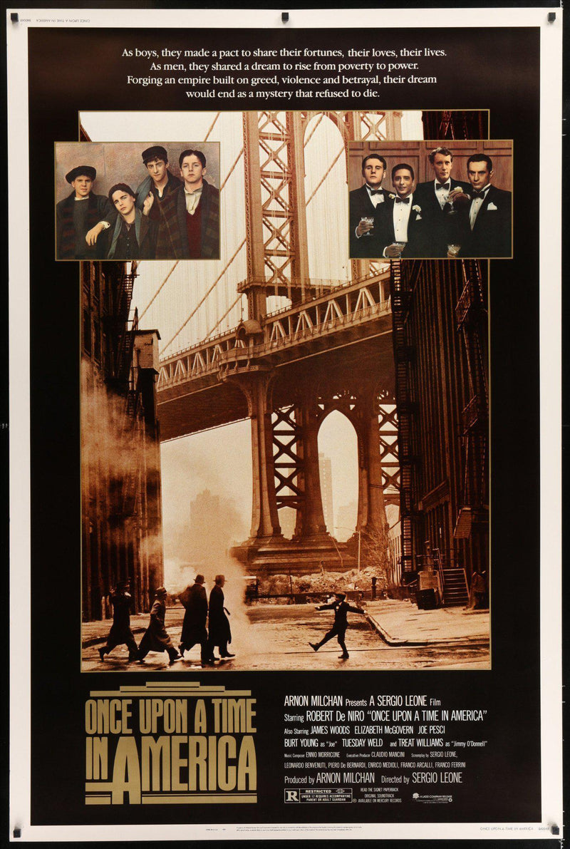 Once Upon a Time in America 40x60 Original Vintage Movie Poster