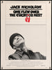 One Flew Over the Cuckoo's Nest 30x40 Original Vintage Movie Poster