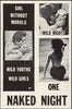 One Naked Night 1 Sheet (27x41) Original Vintage Movie Poster