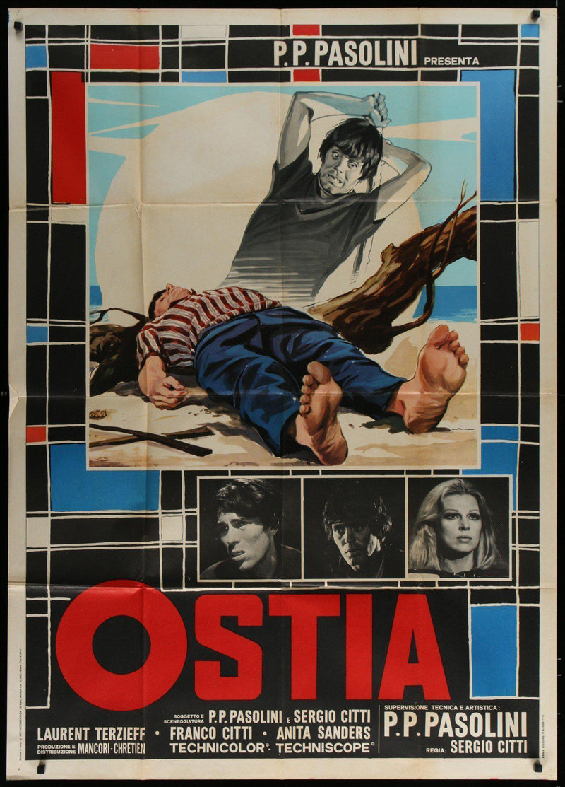 Ostia Italian 2 foglio (39x55) Original Vintage Movie Poster