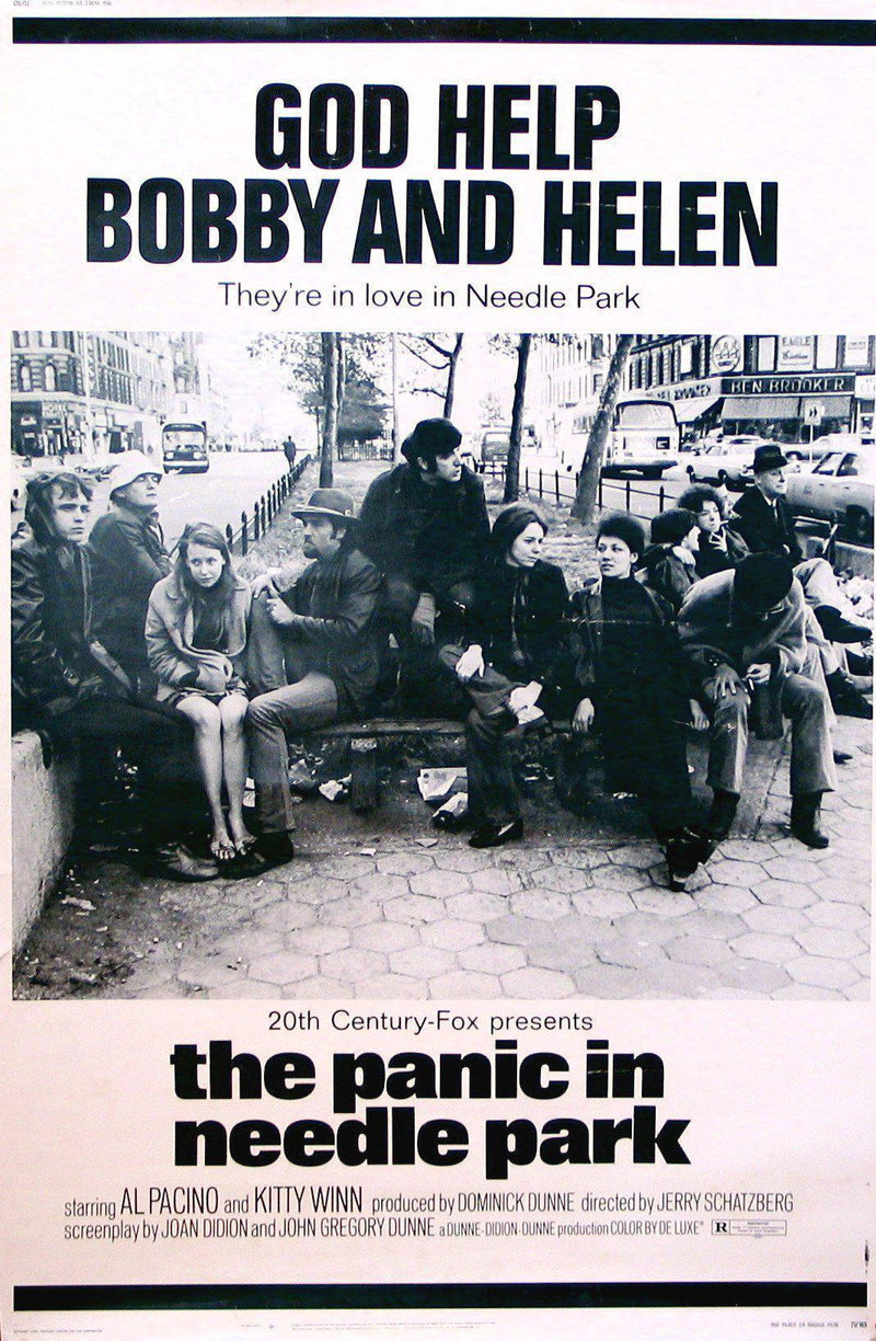 Panic in Needle Park 40x60 Original Vintage Movie Poster