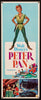 Peter Pan Insert (14x36) Original Vintage Movie Poster