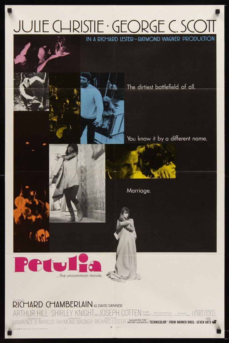 Petulia 1 Sheet (27x41) Original Vintage Movie Poster