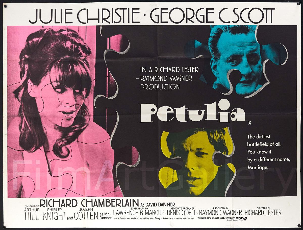 Petulia British Quad (30x40) Original Vintage Movie Poster