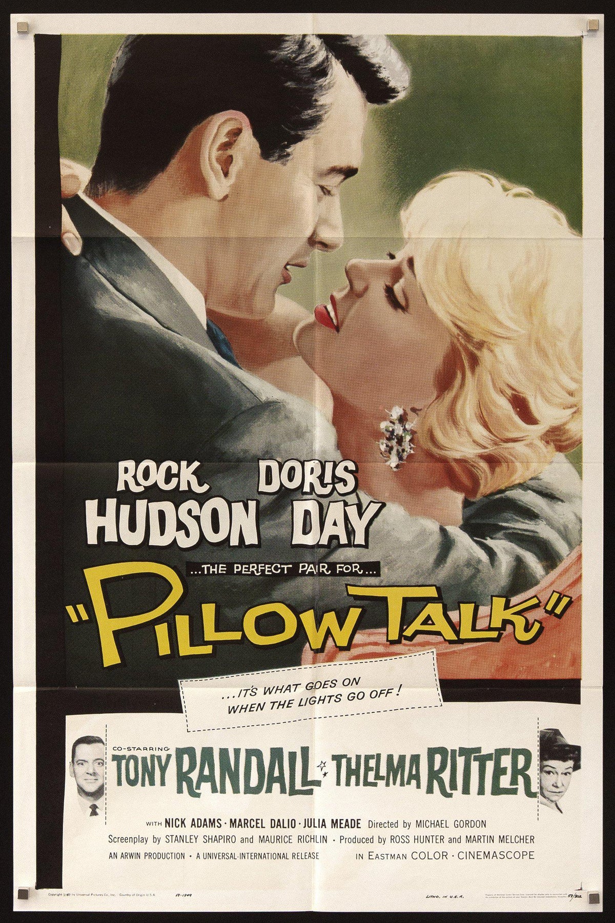 Pillow Talk 1 Sheet (27x41) Original Vintage Movie Poster