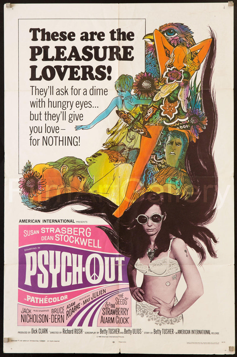 Psych-Out 1 Sheet (27x41) Original Vintage Movie Poster
