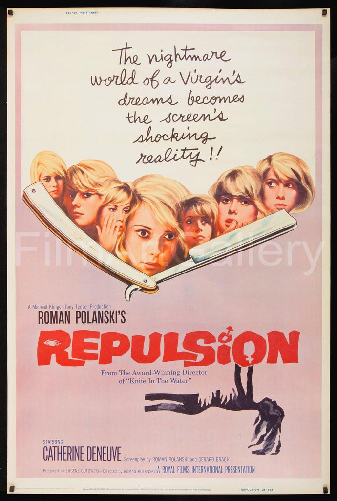 Repulsion 40x60 Original Vintage Movie Poster