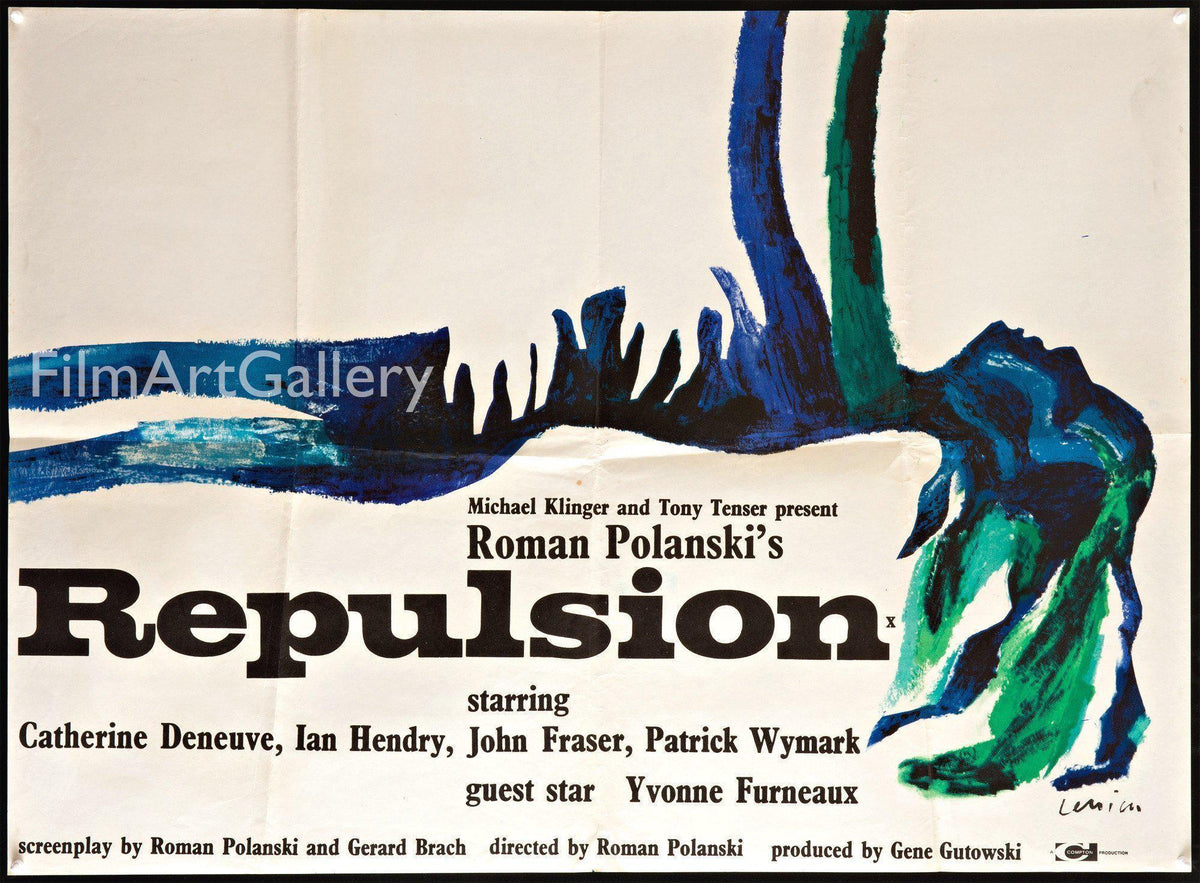 Repulsion British Quad (30x40) Original Vintage Movie Poster
