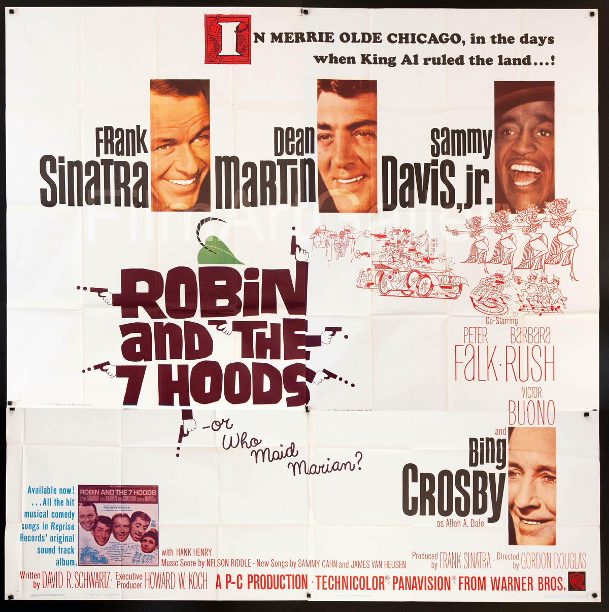 Robin and the Seven Hoods 6 Sheet (81x81) Original Vintage Movie Poster