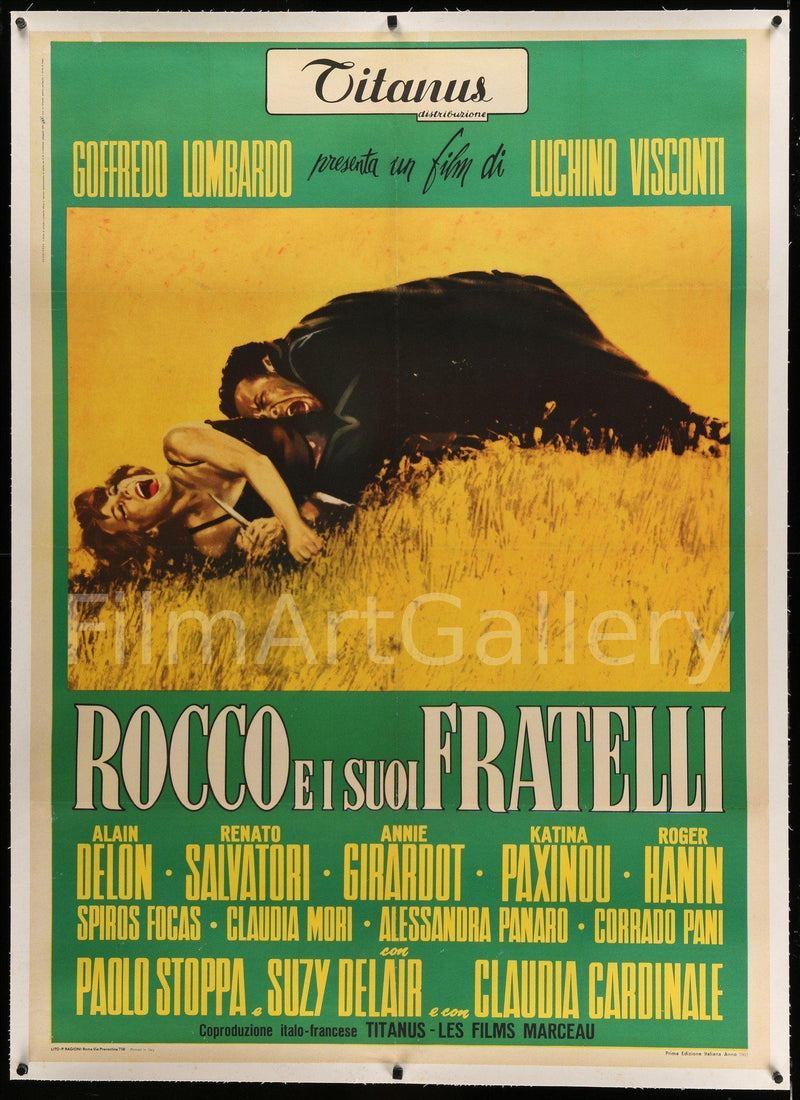 Rocco and His Brothers (Rocco E I Suoi Fratelli) Italian 2 Foglio (39x55) Original Vintage Movie Poster