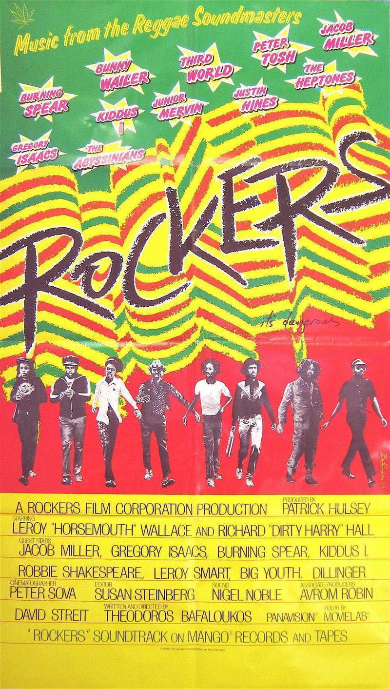 Rockers 1 Sheet (27x41) Original Vintage Movie Poster