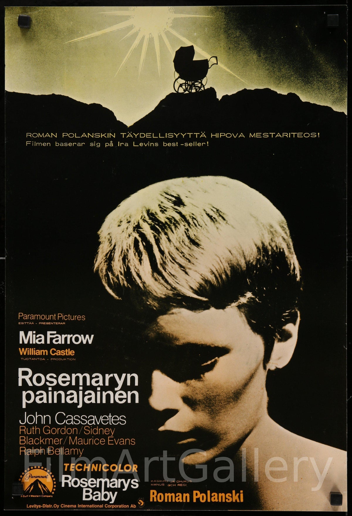 Rosemary&#39;s Baby 16x23 Original Vintage Movie Poster