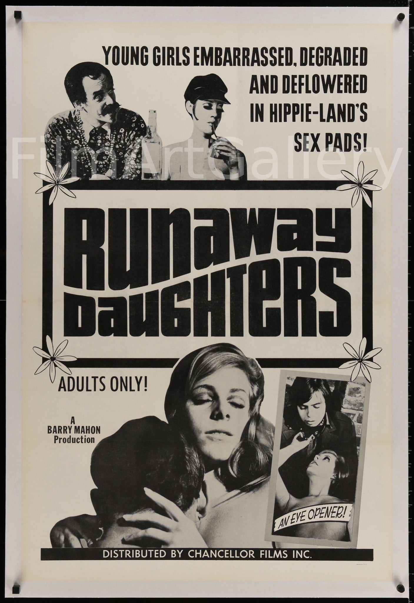 Runaway Daughters Movie Poster 1968 1 Sheet (27x41) - Film Art Gallery