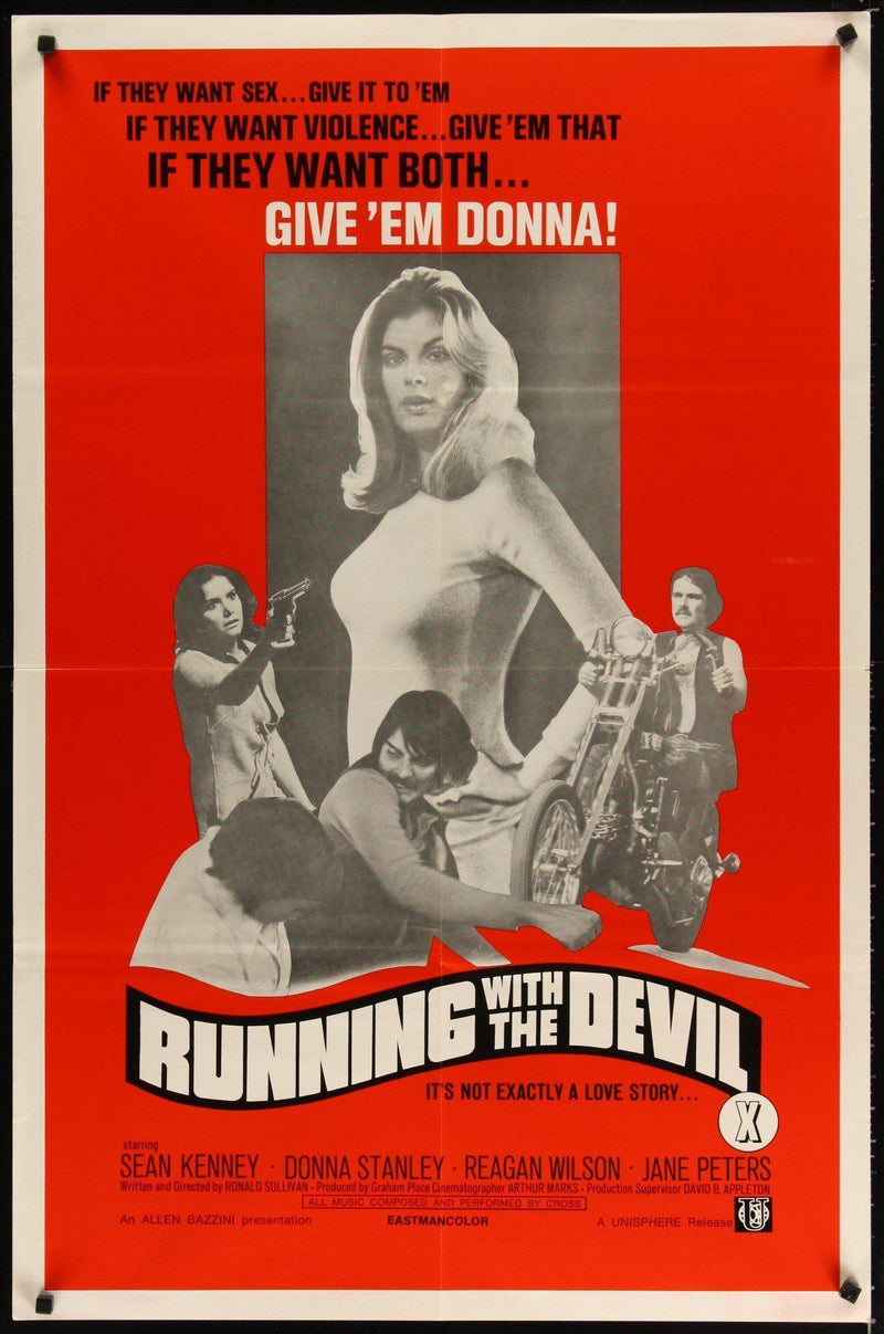 Running with the Devil 1 Sheet (27x41) Original Vintage Movie Poster