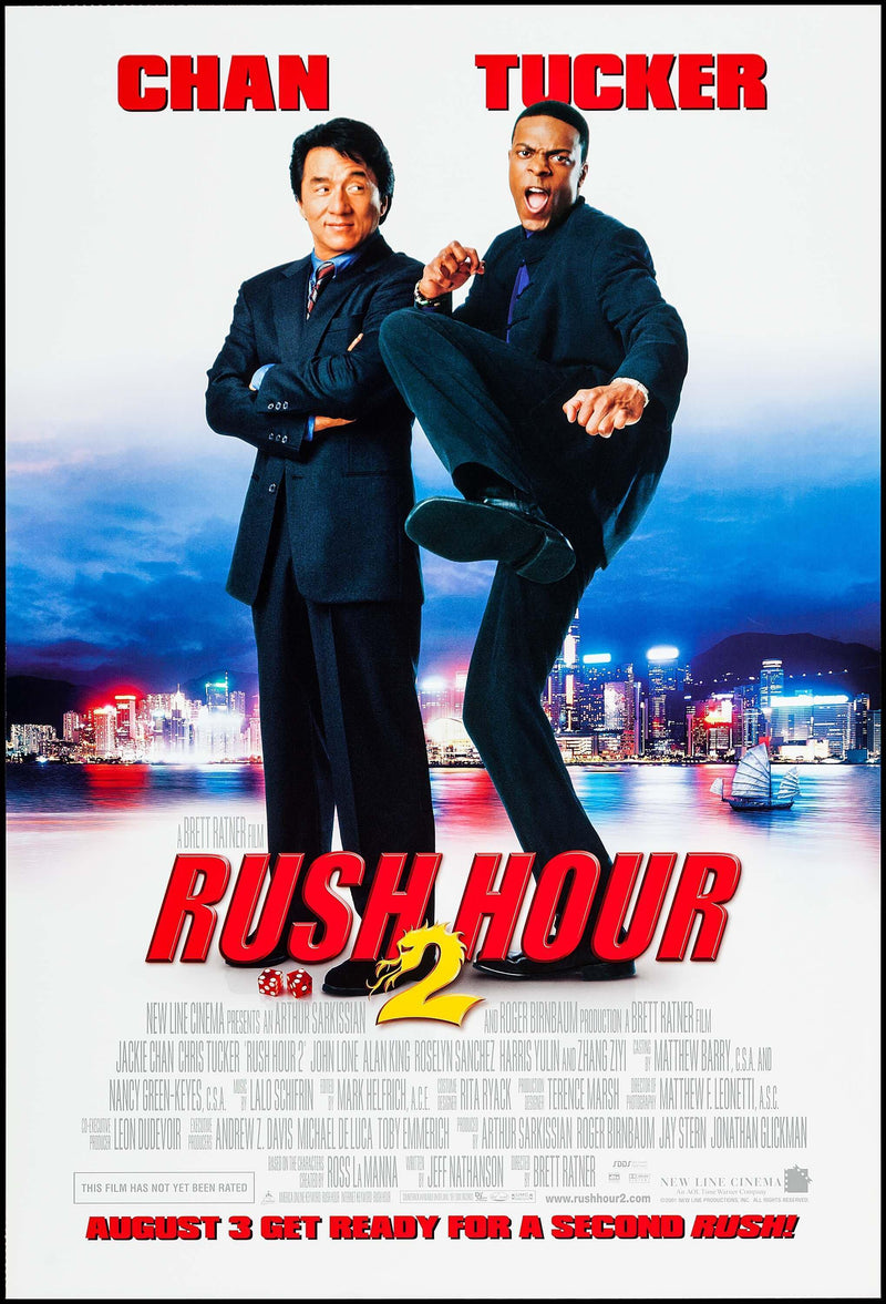 Rush Hour 2 1 Sheet (27x41) Original Vintage Movie Poster