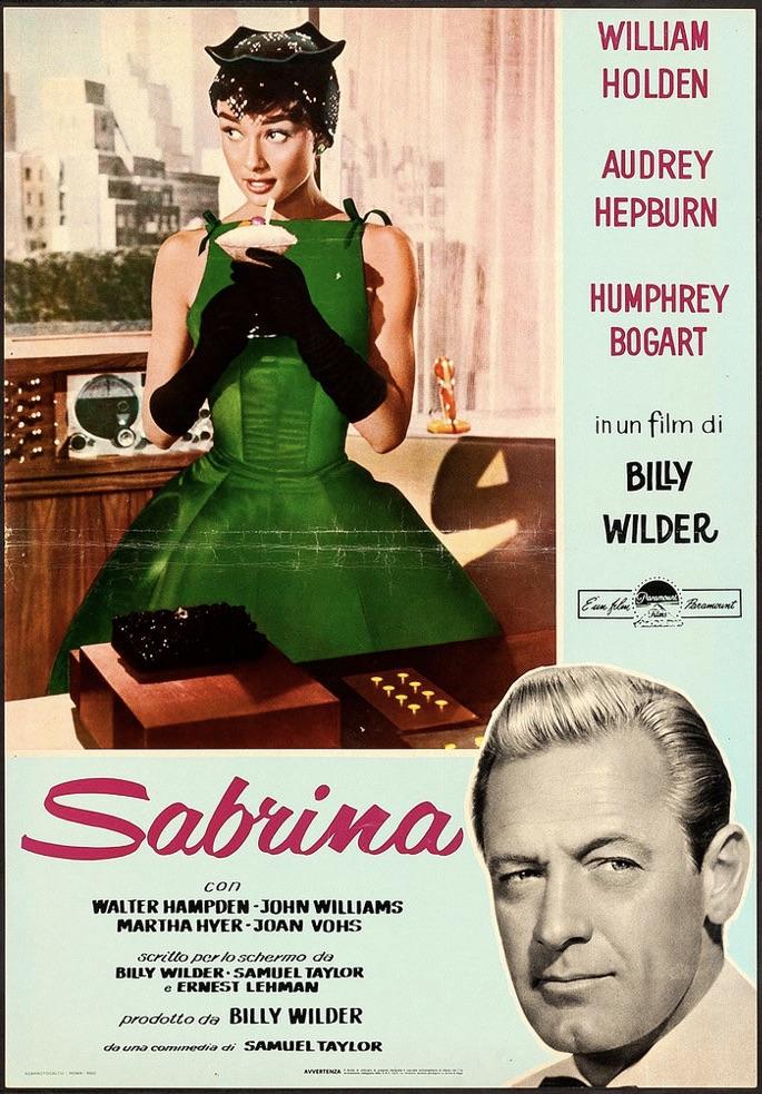 Sabrina Italian Photobusta (18x26) Original Vintage Movie Poster
